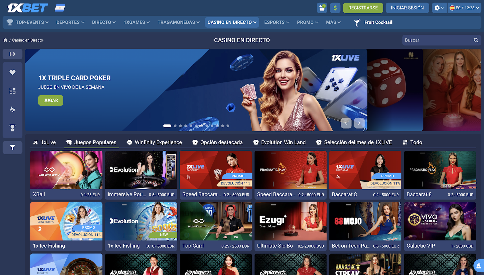 1xbet Casino